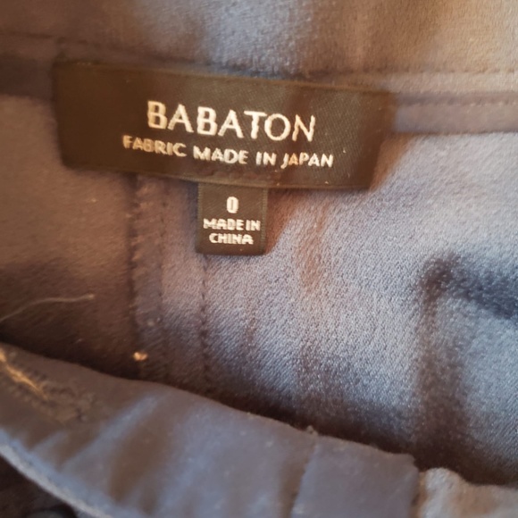 Aritzia Babaton Lazarus Culottes Pants (Navy blue) Size 0 - Picture 8 of 8